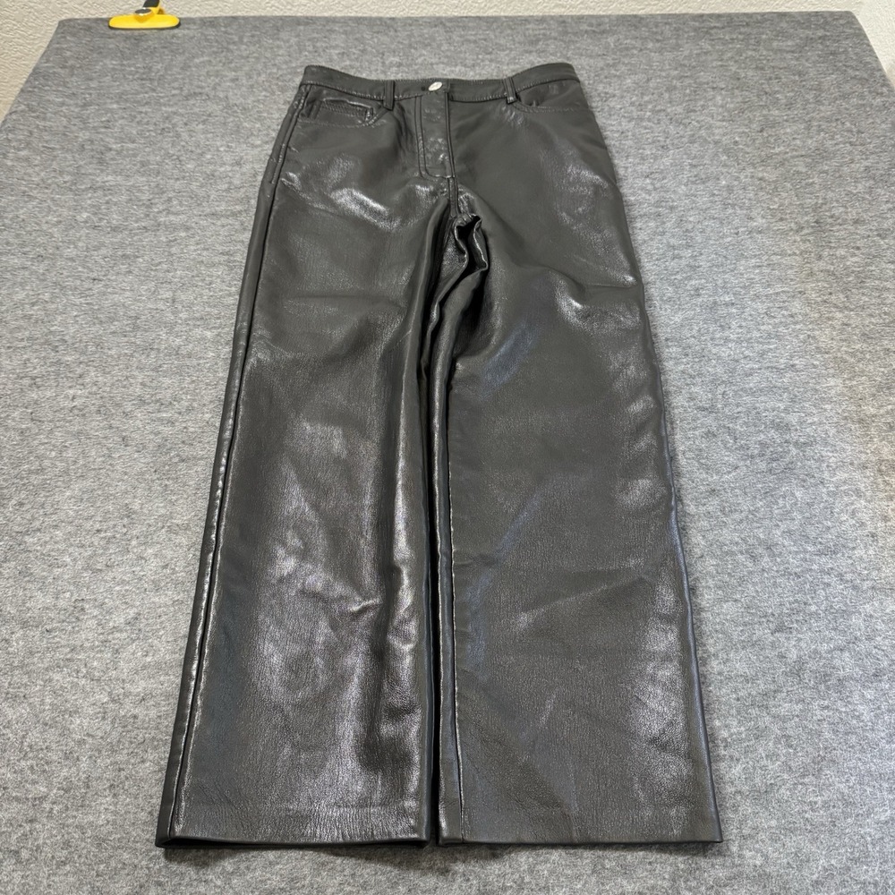 Aritzia Wilfred The Melina‎ Faux Leather Pants Black Size 4 City Designer Grunge